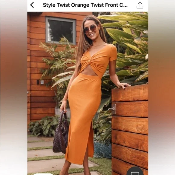 NwT Lulu’s twist front dress - Picture 1 of 8